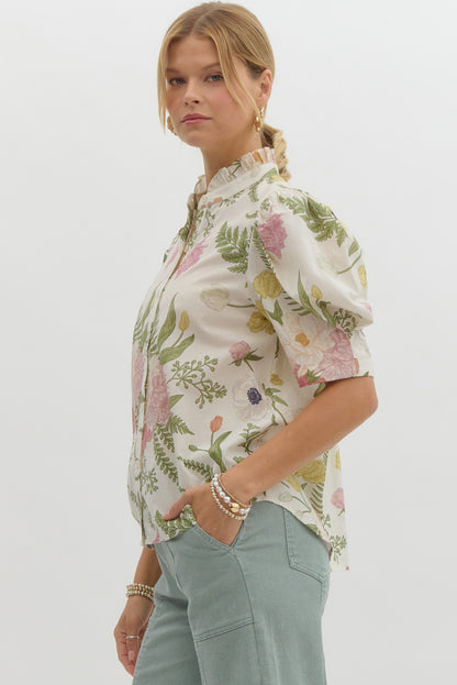 GARDEN BUTTON DOWN TOP