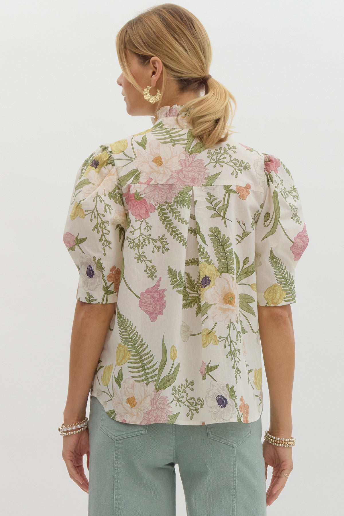 GARDEN BUTTON DOWN TOP