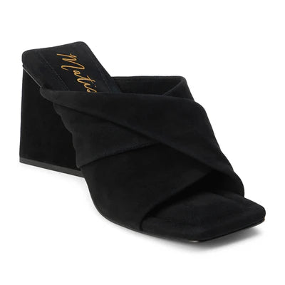 DAWSON BLACK SUEDE HEEL