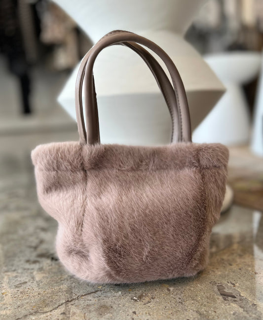 MINK FUR TOTE