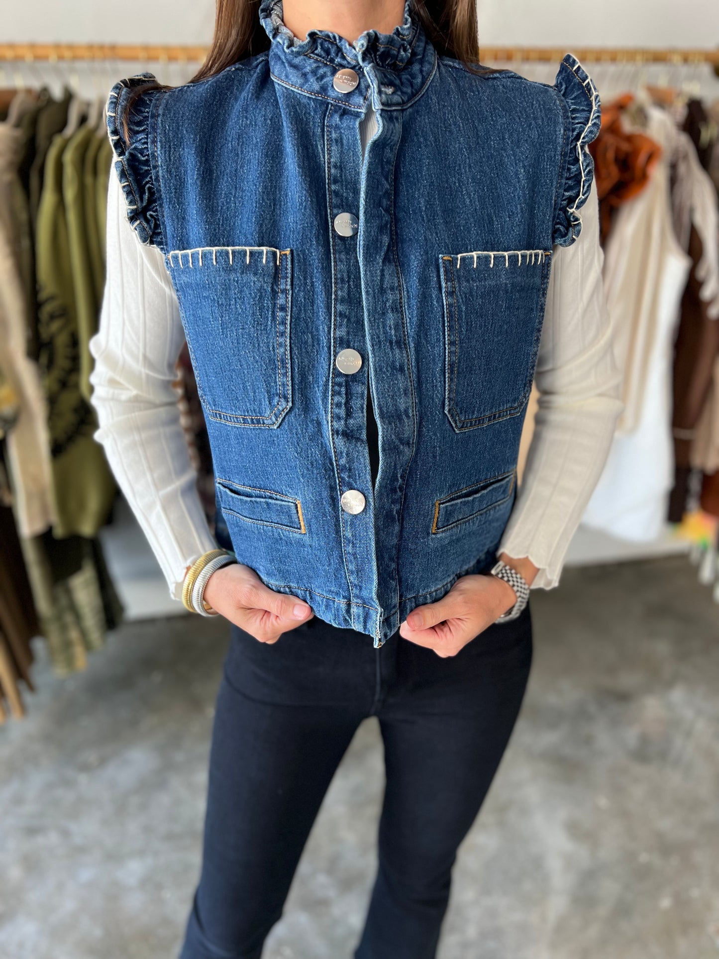 Denim Pablo Waistcoat