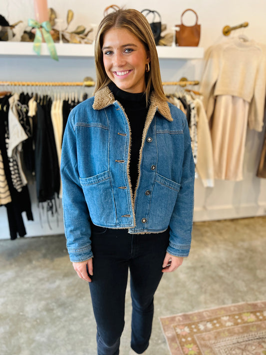 THE BRIDGET CROPPED JACKET